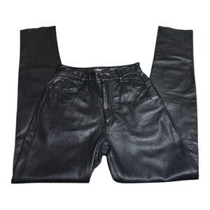 Genuine leather pants